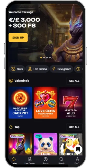 UKGC licence badge and GBP currency displayed on a casino homepage