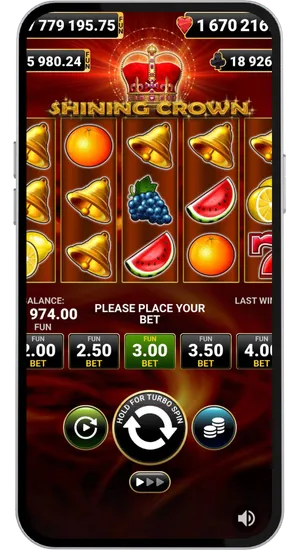 Active payline highlighted after a classic symbol match on the reels
